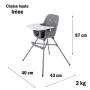 Child's Chair Nania Irene 728 Grey by Nania, Highchairs - Ref: S71001748, Price: 64,90 €, Discount: %