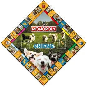 Board game Winning Moves Monopoly Chiens by Winning Moves, Games with counters - Ref: S71001809, Price: 49,16 €, Discount: %