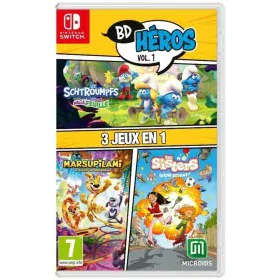 Jeu vidéo pour Switch Microids 3 in 1: Marsupilami + Les Sisters + The Smurfs: Village Party (FR) de Microids, Sets - Réf : S...