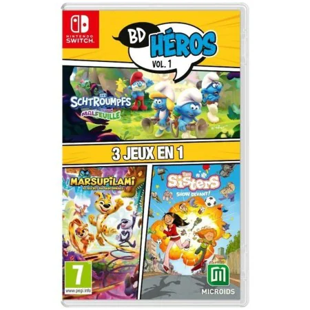 Videojuego para Switch Microids 3 in 1: Marsupilami + Les Sisters + The Smurfs: Village Party (FR) de Microids, Juegos - Ref:...