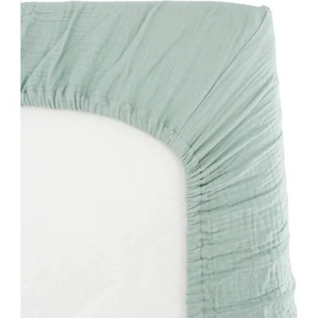 Drap housse Domiva Bleu de Domiva, Draps et taies d'oreiller - Réf : S71002430, Prix : 37,59 €, Remise : %