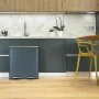 Secchio della spazzatura Kitchen Move Grigio Acciaio inossidabile 60 L di Kitchen Move, Spazzatura e riciclaggio - Rif: S7100...