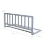 Bed safety rail ROBA Baby White by ROBA, Bed accessories - Ref: S71003691, Price: 77,63 €, Discount: %