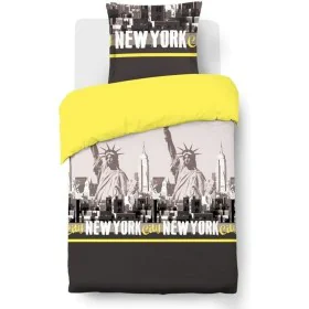 Parure de couette Vision New York Jaune de Vision, Couettes et housses de couette - Réf : S71004338, Prix : 35,17 €, Remise : %