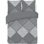 Parure de couette Vision Gris de Vision, Couettes et housses de couette - Réf : S71004492, Prix : 45,39 €, Remise : %