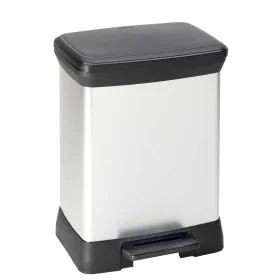 Cubo de Basura para Reciclaje Curver Duo Déco Plateado 10 L 18 L de Curver, Basura y reciclaje - Ref: S71004577, Precio: 67,8...