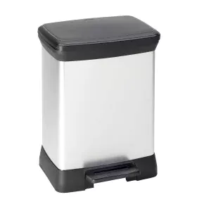 Cubo de Basura para Reciclaje Curver Duo Déco Plateado 10 L 18 L de Curver, Basura y reciclaje - Ref: S71004577, Precio: 67,8...