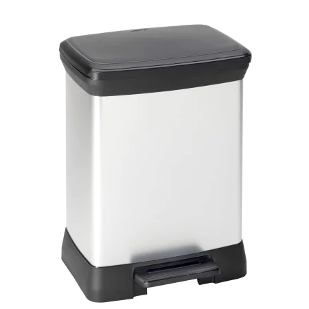 Cubo de Basura para Reciclaje Curver Duo Déco Plateado 10 L 18 L de Curver, Basura y reciclaje - Ref: S71004577, Precio: 67,9...