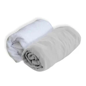 Sábana Bajera Ajustable Domiva Gris 70 x 140 cm de Domiva, Ropa de cama infantil - Ref: S7100649, Precio: 36,59 €, Descuento: %