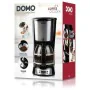 Cafetière goutte à goutte DOMO DO708K Noir 1000 W de DOMO, Cafetières filtres - Réf : S71006940, Prix : 55,90 €, Remise : %