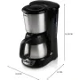 Cafetière goutte à goutte DOMO DO709K 1000 W 1 L de DOMO, Cafetières filtres - Réf : S71006941, Prix : 71,06 €, Remise : %