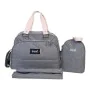 Bolsa para Troca de Fraldas Baby on Board URBAN Sweet Cinzento Cor de Rosa de Baby on Board, Malas de fraldas - Ref: S7101493...