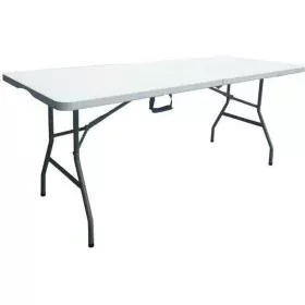 Mesa Plegable Metal Plástico 180 x 75 x 74 cm de BigBuy Home, Mesas de comedor - Ref: S7103576, Precio: 82,21 €, Descuento: %