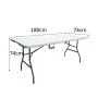 Table Piable Métal Plastique 180 x 75 x 74 cm de BigBuy Home, Tables de jardin - Réf : S7103576, Prix : 82,21 €, Remise : %