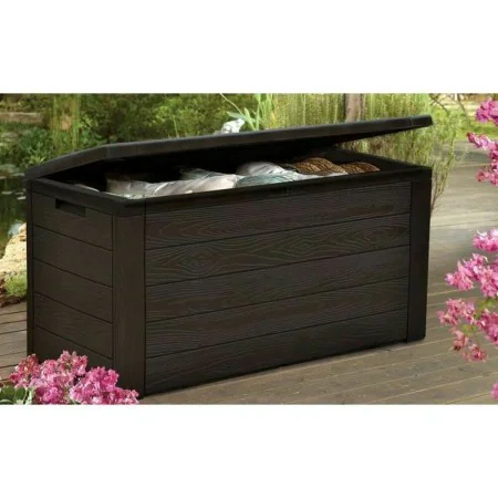 Outdoor Chest TOOD Brown Resin 120 x 46 x 58 cm by TOOD, Patio chests - Ref: S7103605, Price: 86,95 €, Discount: %