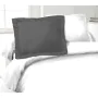 Pillowcase Lovely Home Dark grey 100% cotton 2 Pieces (50 x 70 cm) by Lovely Home, Sheets and pillowcases - Ref: S7105238, Pr...