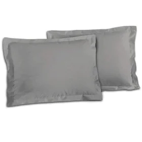 Funda de almohada Lovely Home 100 % algodón Gris claro 50 x 70 cm de Lovely Home, Sábanas y fundas de almohada - Ref: S710523...