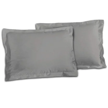 Federa Lovely Home 100 % cotone Grigio chiaro 50 x 70 cm di Lovely Home, Lenzuola e federe per cuscino - Rif: S7105239, Prezz...