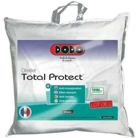 Oreiller DODO Total Protect Blanc 65 x 65 cm (2 Unités) de DODO, Oreillers - Réf : S7105297, Prix : 40,56 €, Remise : %