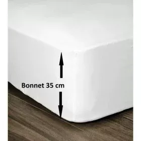 Sábana Bajera Lovely Home Blanco 180 x 200 cm de Lovely Home, Sábanas y fundas de almohada - Ref: S7105390, Precio: 29,38 €, ...