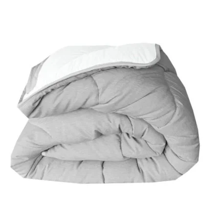 Bedspread (quilt) Abeil White/Grey 200 x 200 cm by Abeil, Blankets and bedcovers - Ref: S7105507, Price: 45,97 €, Discount: %