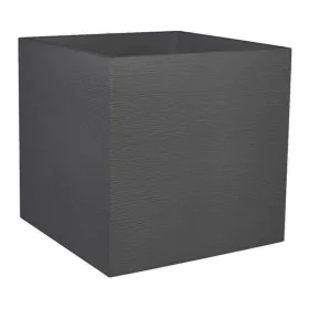 Pot EDA CF-6540042 Anthracite Gris foncé Plastique Carré 49,5 x 49,5 x 49,5 cm de EDA, Pots de fleurs - Réf : S7106120, Prix ...