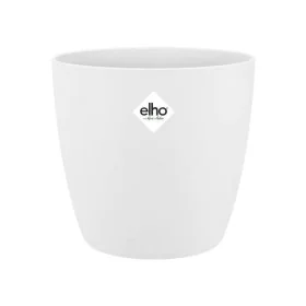 Pot Elho Blanc Plastique Rond de Elho, Pots de fleurs - Réf : S7106271, Prix : 30,65 €, Remise : %