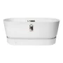 Vaso Elho Terrase 80 Wheels 35 x 78 x 34 cm Bianco di Elho, Vasi tradizionali - Rif: S7106354, Prezzo: 75,87 €, Sconto: %