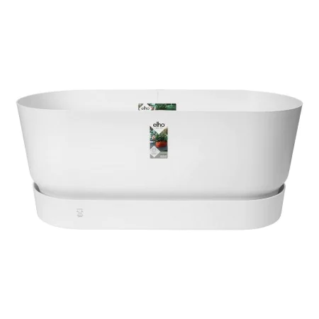 Vaso Elho Terrase 80 Wheels 35 x 78 x 34 cm Branco de Elho, Vasos para flores - Ref: S7106354, Preço: 75,87 €, Desconto: %