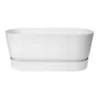 Vaso Elho Terrase 80 Wheels 35 x 78 x 34 cm Bianco di Elho, Vasi tradizionali - Rif: S7106354, Prezzo: 75,87 €, Sconto: %