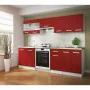 Móvel de cozinha Castanho Vermelho PVC Plástico Melamina 60 x 31 x 55 cm de BigBuy Home, Sistemas de armário - Ref: S7106828,...