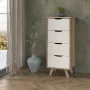 Chest of drawers Vankka Oak 45 x 42 x 108 cm 45 x 108,7 x 42 cm by BigBuy Home, Chest of Drawers - Ref: S7106921, Price: 154,...