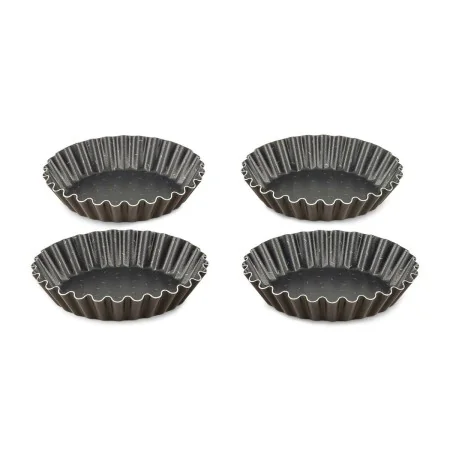 Tartlets tin Tefal J1608102 Brown Ø 11 cm 4 Units by Tefal, Muffin & Cupcake Tins & Moulds - Ref: S7106968, Price: 29,03 €, D...