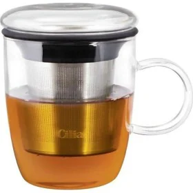 Taza con Filtro para Infusiones Melitta Cilia Transparente Acero Inoxidable 400 ml de Melitta, Tazas - Ref: S7107068, Precio:...