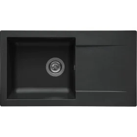 Évier Stradour 78 x 43,5 cm Noir mat Noir de Stradour, Éviers - Réf : S7108597, Prix : 113,33 €, Remise : %