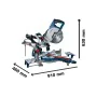 Scie circulaire BOSCH GCM 8 SJL Professional 1600 W 230 V 230-240 V de BOSCH, Scies - Réf : S7108783, Prix : 624,86 €, Remise...