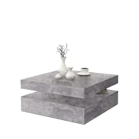 Tavolo aggiuntivo Grigio chiaro (78 x 78 x 35,4 cm) di BigBuy Home, Tavolini da appoggio - Rif: S7109350, Prezzo: 163,54 €, S...