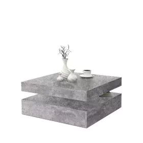 Table d'appoint Gris clair (78 x 78 x 35,4 cm) de BigBuy Home, Tables de service - Réf : S7109350, Prix : 153,85 €, Remise : %