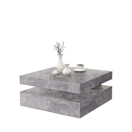 Tavolo aggiuntivo Grigio chiaro (78 x 78 x 35,4 cm) di BigBuy Home, Tavolini da appoggio - Rif: S7109350, Prezzo: 153,85 €, S...