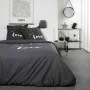 Bedding set TODAY Love Grey Double bed 240 x 260 cm by TODAY, Sheets and pillowcases - Ref: S7109811, Price: 46,02 €, Discoun...