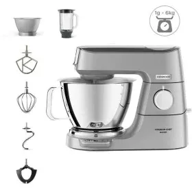 Robot culinaire Kenwood KVC85.124SI Argenté 1200 W de Kenwood, Robots de cuisine et mini-hachoirs - Réf : S7112897, Prix : 57...