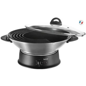 Sartén Wok Tefal WO3000 Negro Aluminio 1200 W de Tefal, Woks - Ref: S7113345, Precio: 116,95 €, Descuento: %