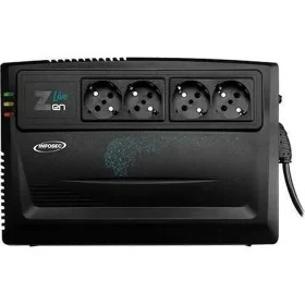 Sistema Interactivo de Fornecimento Ininterrupto de Energia INFOSEC ZEN LIVE 800 800 VA 480 W de INFOSEC, Sistemas de aliment...