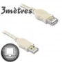 Cabo Alargador USB Lineaire PCUSB211E 3 m de Lineaire, Cabos USB - Ref: S7115511, Preço: 19,29 €, Desconto: %