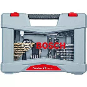 Set di trapani BOSCH 2608P00234 76 Pezzi Acciaio inossidabile Custodia per il trasporto di BOSCH, Set punte per trapani - Rif...