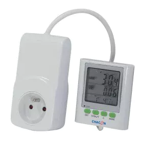 Prise avec compteur de consommation Chacon Ecowatt 650 de Chacon, Fiches et prises intelligentes et télécommandées - Réf : S7...