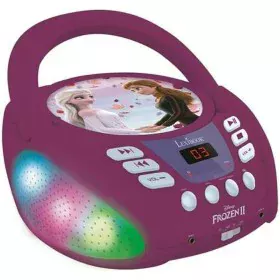 Reprodutor Lexibook Frozen Leve LED CD Infantil Bluetooth Bluetooth 5.0 de Lexibook, Rádios, MP3 e reprodutores de CD - Ref: ...