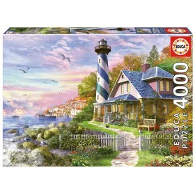 Puzzle Educa Phare In Rock Bay 4000 Pièces de Educa, Puzzles classiques - Réf : S7123974, Prix : 56,31 €, Remise : %