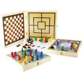 Board game Wooden Box by BigBuy Fun, Games with counters - Ref: S7124178, Price: 50,35 €, Discount: %