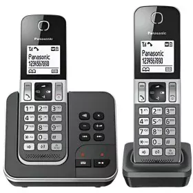 Kabelloses Telefon Panasonic KX-TGD322 Weiß Schwarz Schwarz/Grau von Panasonic, Analoge Telefone - Ref: S7132831, Preis: 89,3...